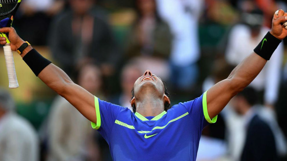 Rafa nadal en Roland Garros